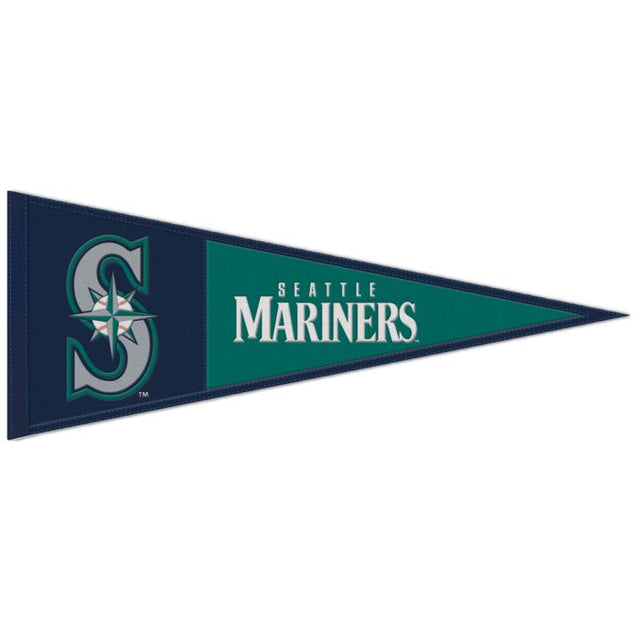 Seattle Mariners Wool Pennant 13" x 32"