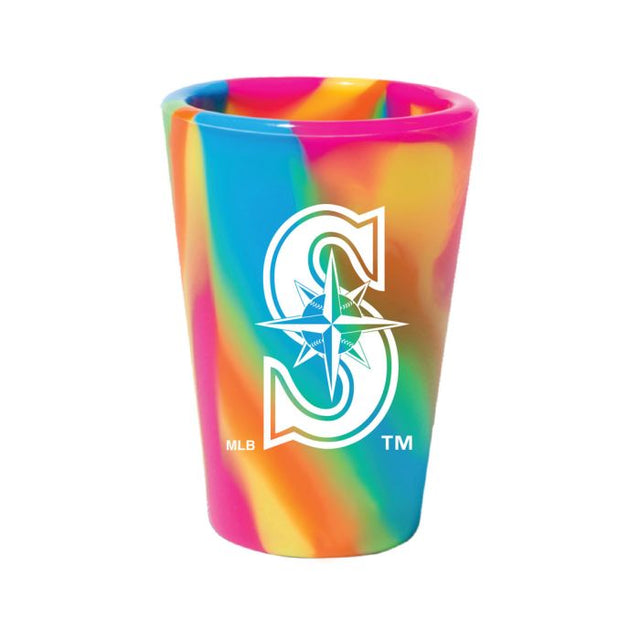 Vaso de chupito de silicona hippie de 1,5 oz de los Seattle Mariners