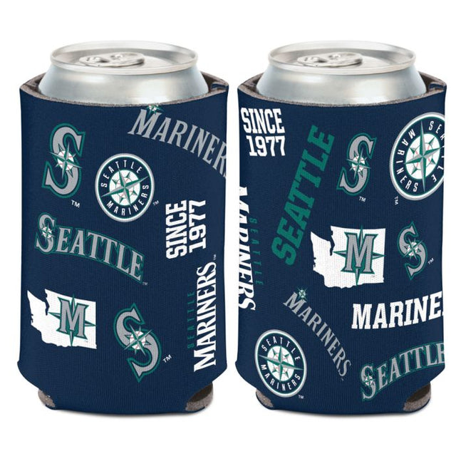 Enfriador de lata dispersa de los Seattle Mariners de 12 oz.