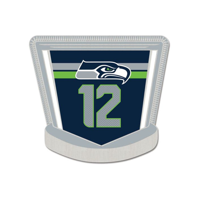 Tarjeta de joyería con pin de colección de los Seattle Seahawks/12th Man Seahawks