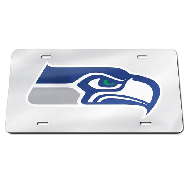 Placas de matrícula clásicas de acrílico de los Seattle Seahawks