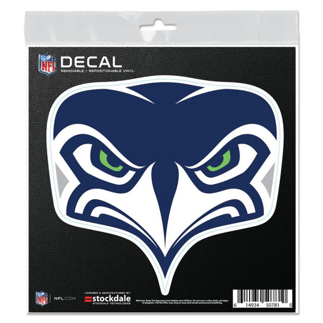 Adhesivo para todas las superficies de los Seattle Seahawks, 6" x 6"