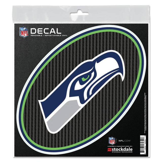 Seattle Seahawks CARBON All Surface Decal 6" x 6"