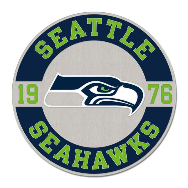 Seattle Seahawks Established Collector Enamel Pin Jewelry Card