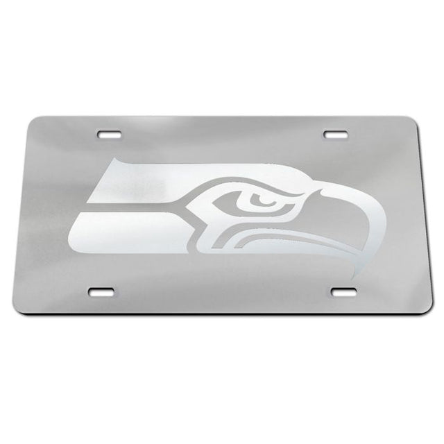 Seattle Seahawks FROSTED Specialty Acrylic License Plate