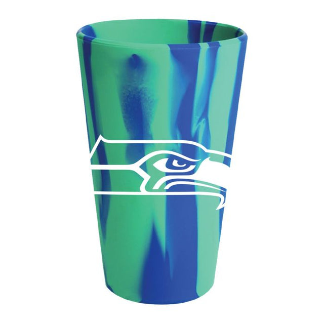 Vaso de pinta de silicona de 16 oz de los Seattle Seahawks Fashion