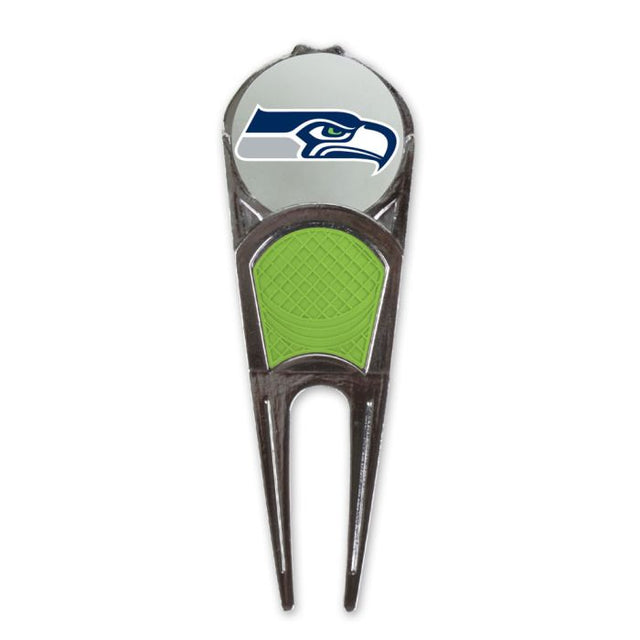 Herramienta para reparar marcas de pelotas de golf de los Seattle Seahawks*