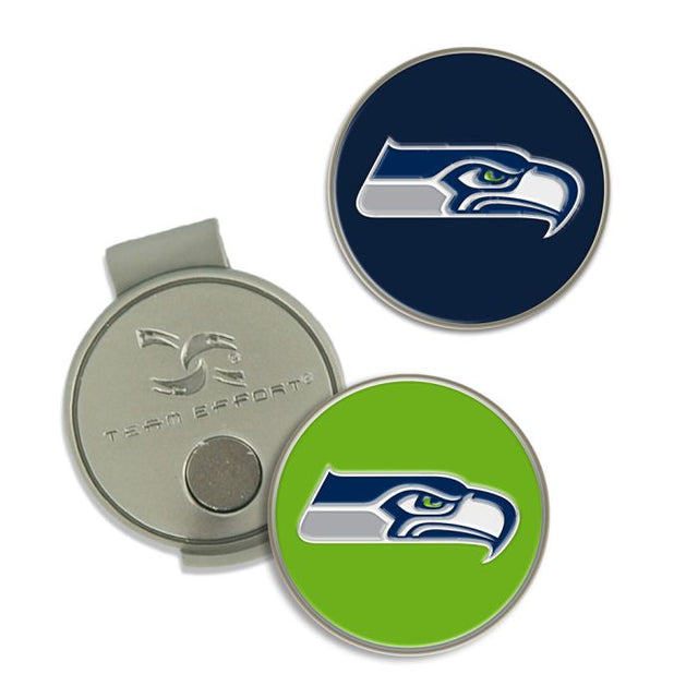 Clip para gorra y marcadores de los Seattle Seahawks