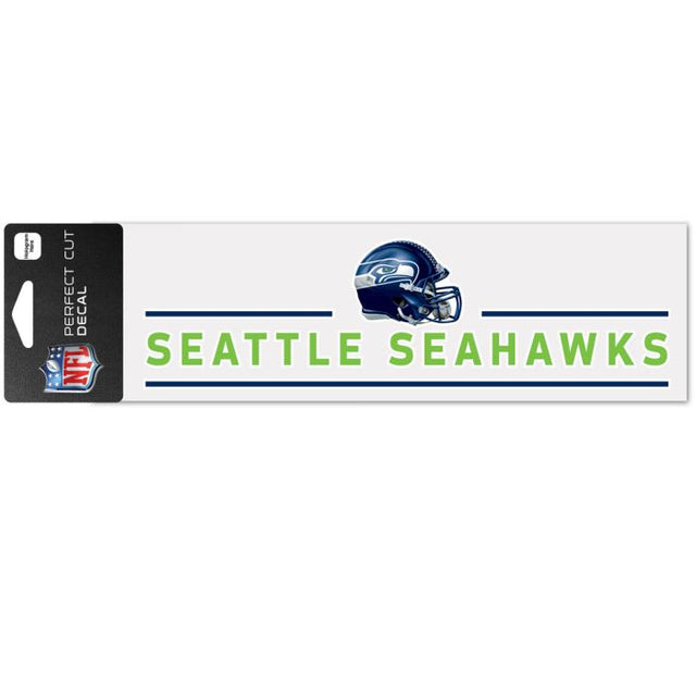 Calcomanías de corte perfecto para casco de los Seattle Seahawks, 3" x 10"