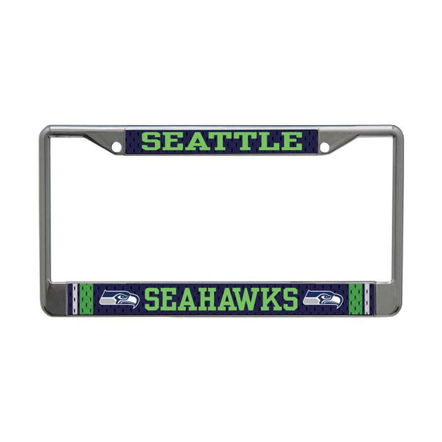 Seattle Seahawks JERSEY Lic Plt Frame S/L Printed