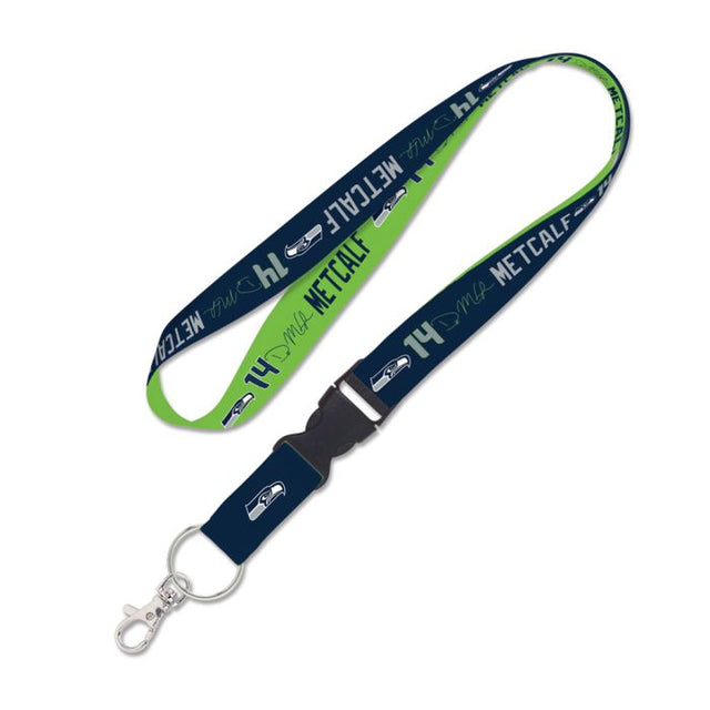 Seattle Seahawks Lanyard w/detachable buckle 1" DK Metcalf