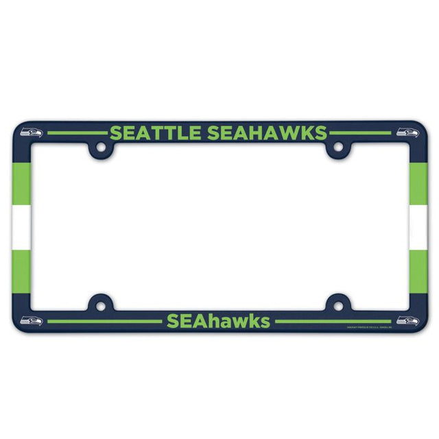 Seattle Seahawks Lic Plate Frame Full Color