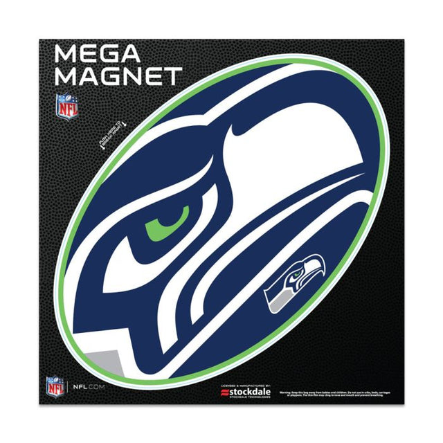 Imanes para exteriores Mega de Seattle Seahawks, 6" x 6"