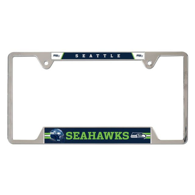 Seattle Seahawks Metal License Plate Frame