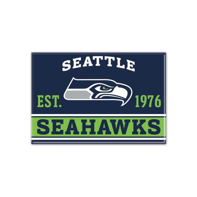 Seattle Seahawks Metal Magnet 2.5" x 3.5"