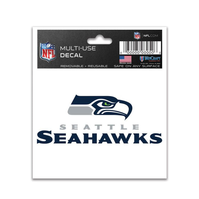 Calcomanía multiusos de los Seattle Seahawks de 3" x 4"