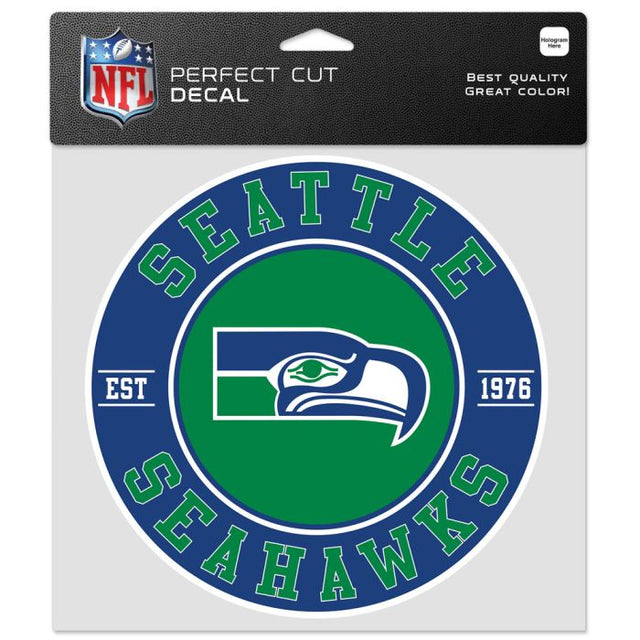 Seattle Seahawks Perfect Cut Color Decal 8" x 8"