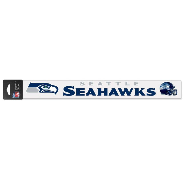 Calcomanías de corte perfecto de los Seattle Seahawks de 2" x 17"