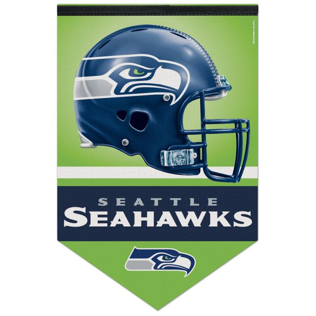 Banner de fieltro premium de los Seattle Seahawks de 17" x 26"