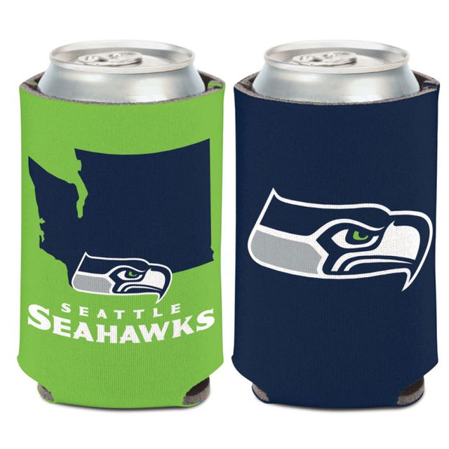 Seattle Seahawks SHAPE OF STATE Enfriador de lata de 12 oz.