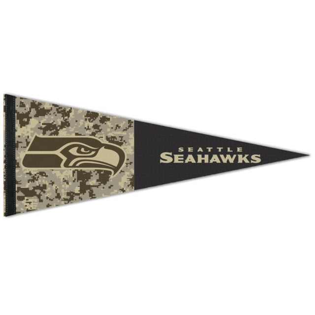 Banderín premium estándar de los Seattle Seahawks de 12" x 30"