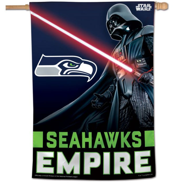 Seattle Seahawks / Star Wars Darth Vader Vertical Flag 28" x 40"