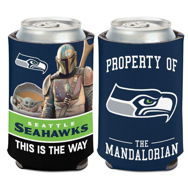 Seattle Seahawks / Star Wars MAndalorian Can Cooler 12 oz.