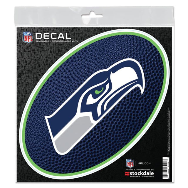 Adhesivo para todas las superficies TEAMBALL de los Seattle Seahawks, 6" x 6"