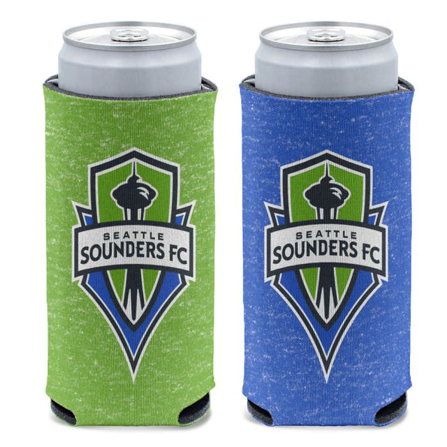 Enfriador de latas delgado de 12 oz de Seattle Sounders