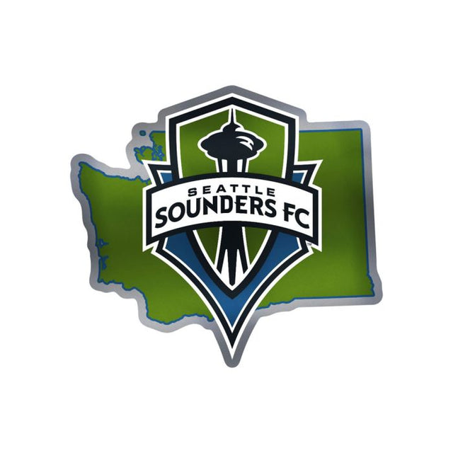 Emblema acrílico para automóvil de los Seattle Sounders