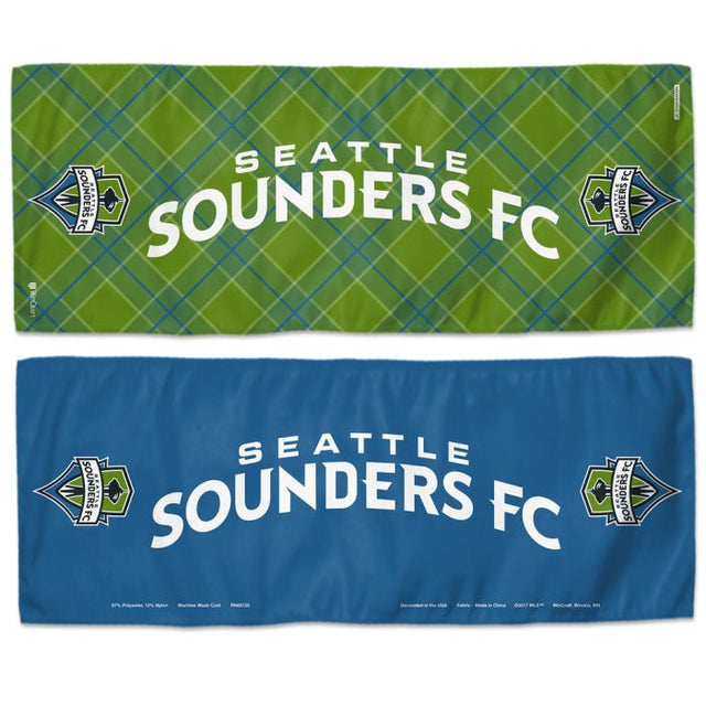 Toalla refrescante de Seattle Sounders de 30 x 76 cm