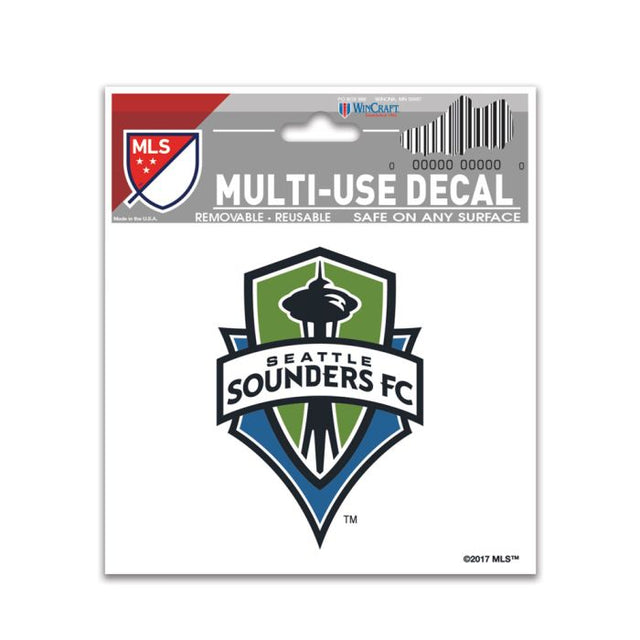 Calcomanía multiusos de Seattle Sounders de 3" x 4"