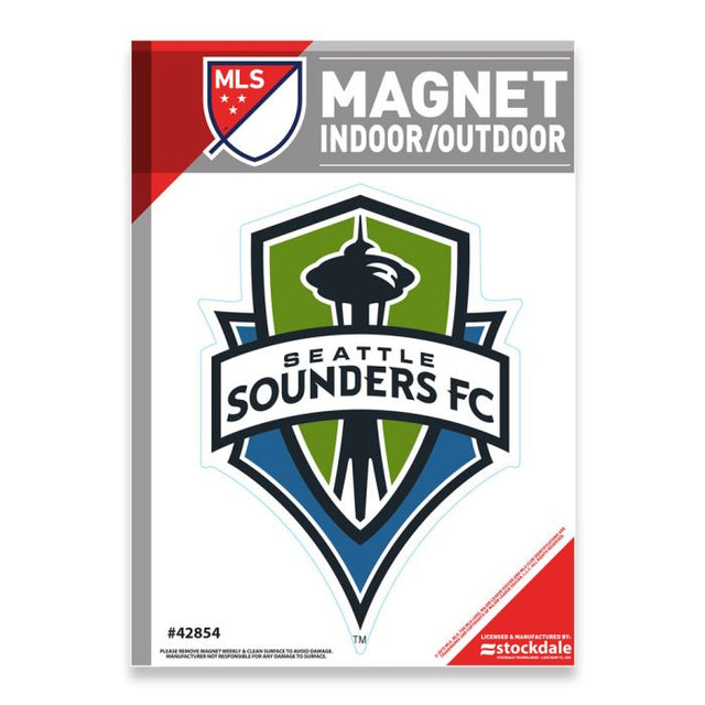 Imanes para exteriores de Seattle Sounders de 5" x 7"