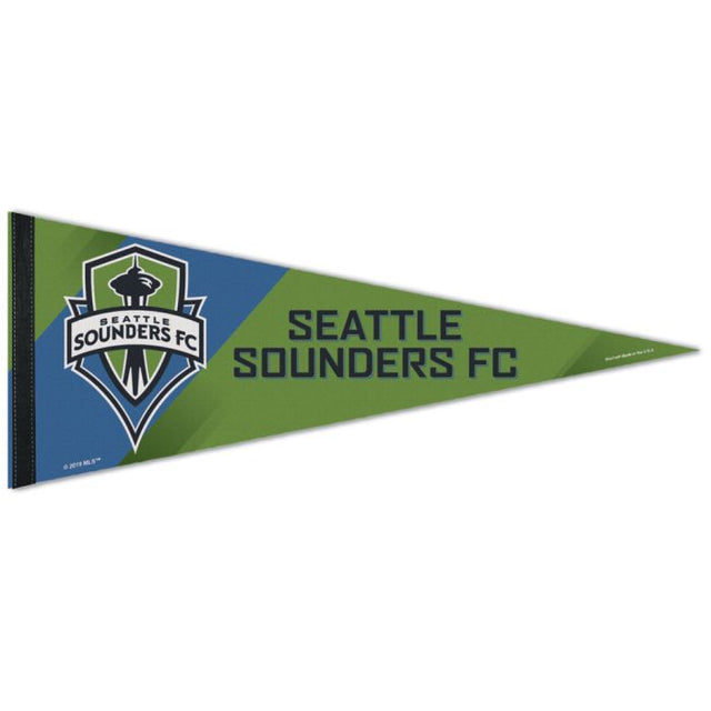 Banderín premium de Seattle Sounders de 12" x 30"