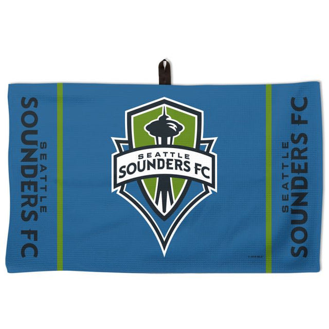 Toalla de gofres de Seattle Sounders de 14" x 24"