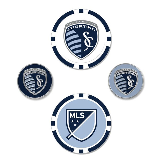 Juego de cuatro marcadores de pelota Sporting Kansas City