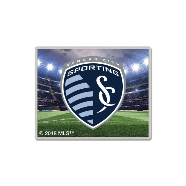 Tarjeta de joyería con pin de colección del Sporting Kansas City