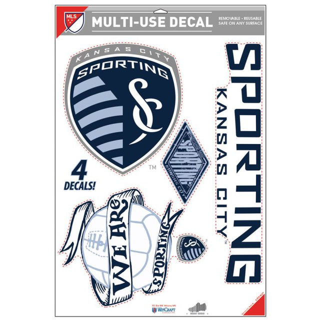 Calcomanía multiusos Sporting Kansas City de 11" x 17"