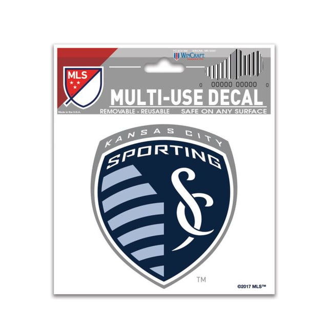 Calcomanía multiusos Sporting Kansas City de 3" x 4"