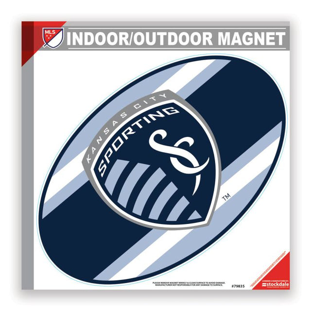 Imanes para exteriores de Sporting Kansas City de 6" x 6"