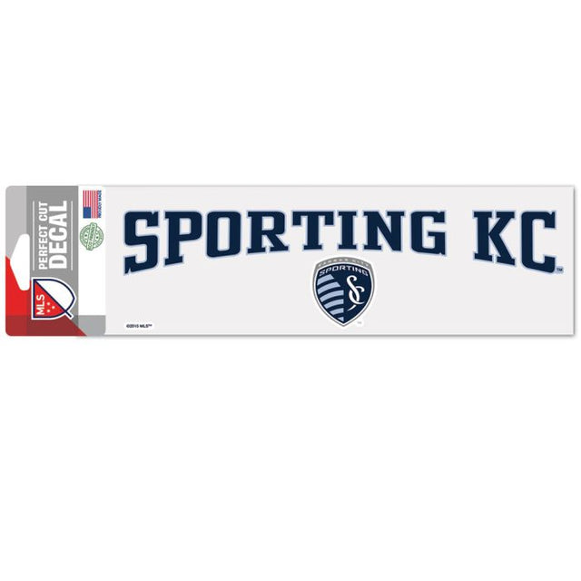 Calcomanías de Sporting Kansas City Perfect Cut de 3" x 10"