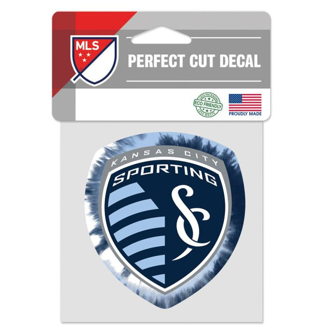 Sporting Kansas City TIE DYE Perfect Cut Color Decal 4" x 4"