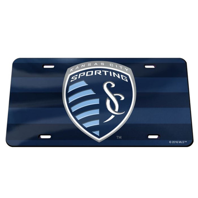 Matrícula especial de acrílico azul de Sporting Kansas City