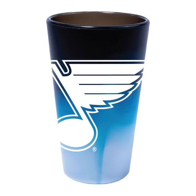 Vaso de pinta de silicona de 16 oz de St. Louis Blues