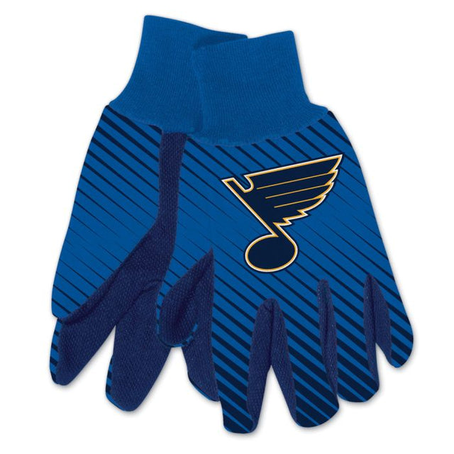 Guantes de dos tonos para adultos de St. Louis Blues