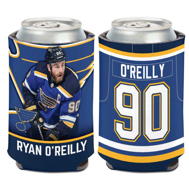 Enfriador de latas de 12 onzas de St. Louis Blues de Ryan O'Reilly