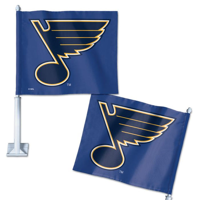 Bandera para auto de los St. Louis Blues de 11,75" x 14"