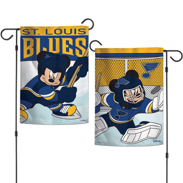 St. Louis Blues / Disney Garden Flags 2 sided 12.5" x 18"