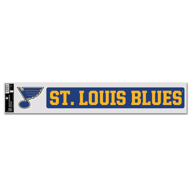 Calcomanías para fanáticos de los St. Louis Blues de 3" x 17"