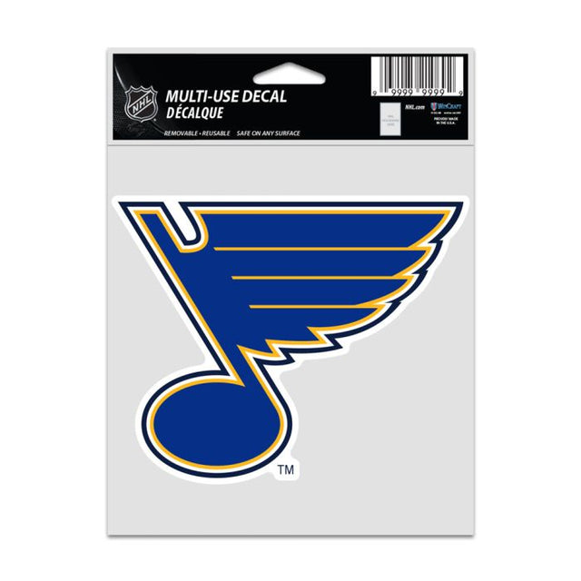 Calcomanías para fanáticos de los St. Louis Blues de 3,75" x 5"